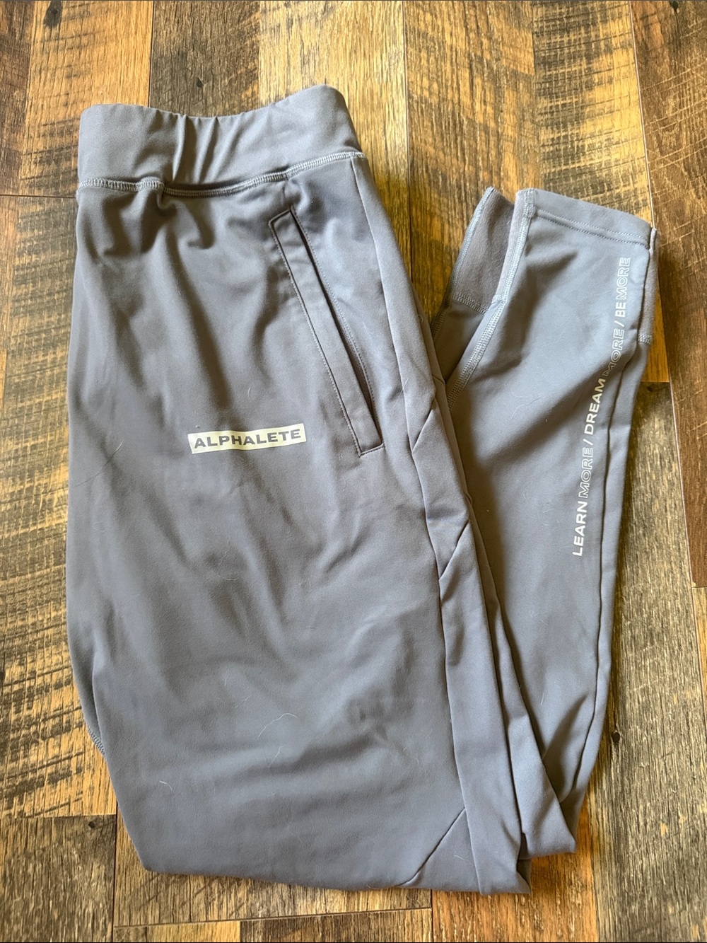 Alphalete Men’s Gray Jogger Bottoms - Soft Athletic Pants